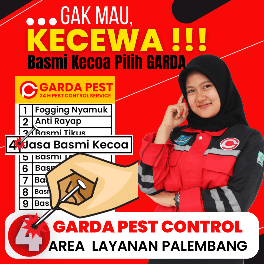 Jasa Pembasmi Kecoa Palembang