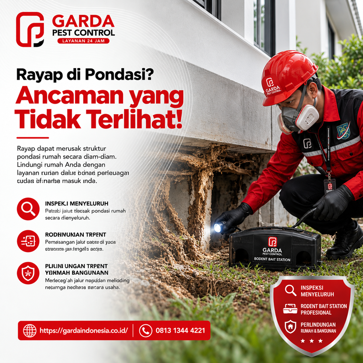 Jasa Pembasmi Rayap di Yogyakarta Terkemuka di Jogja