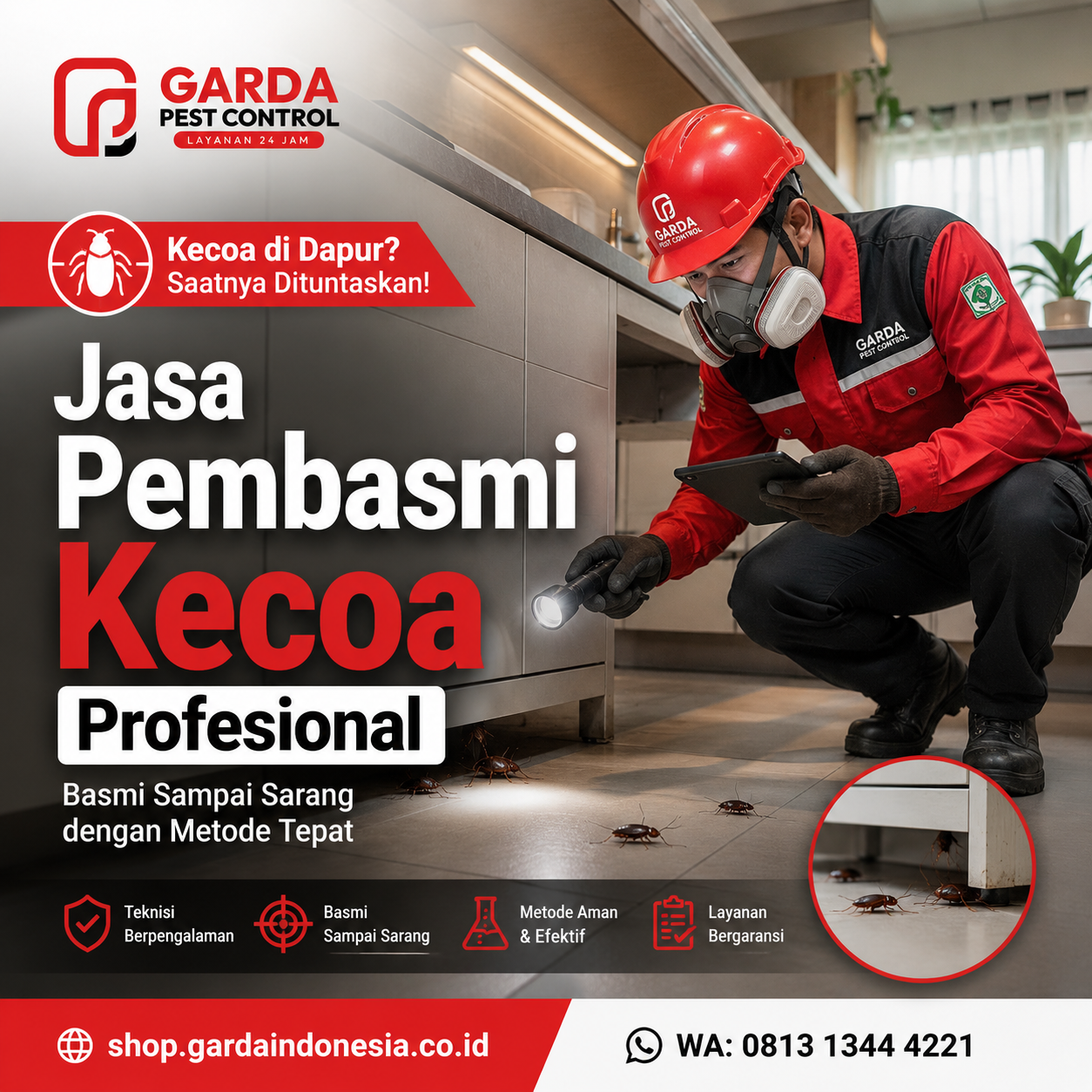 Jasa Pembasmi Kecoa Darurat Jakarta: Solusi Cepat Menghilangkan Masalah Serius