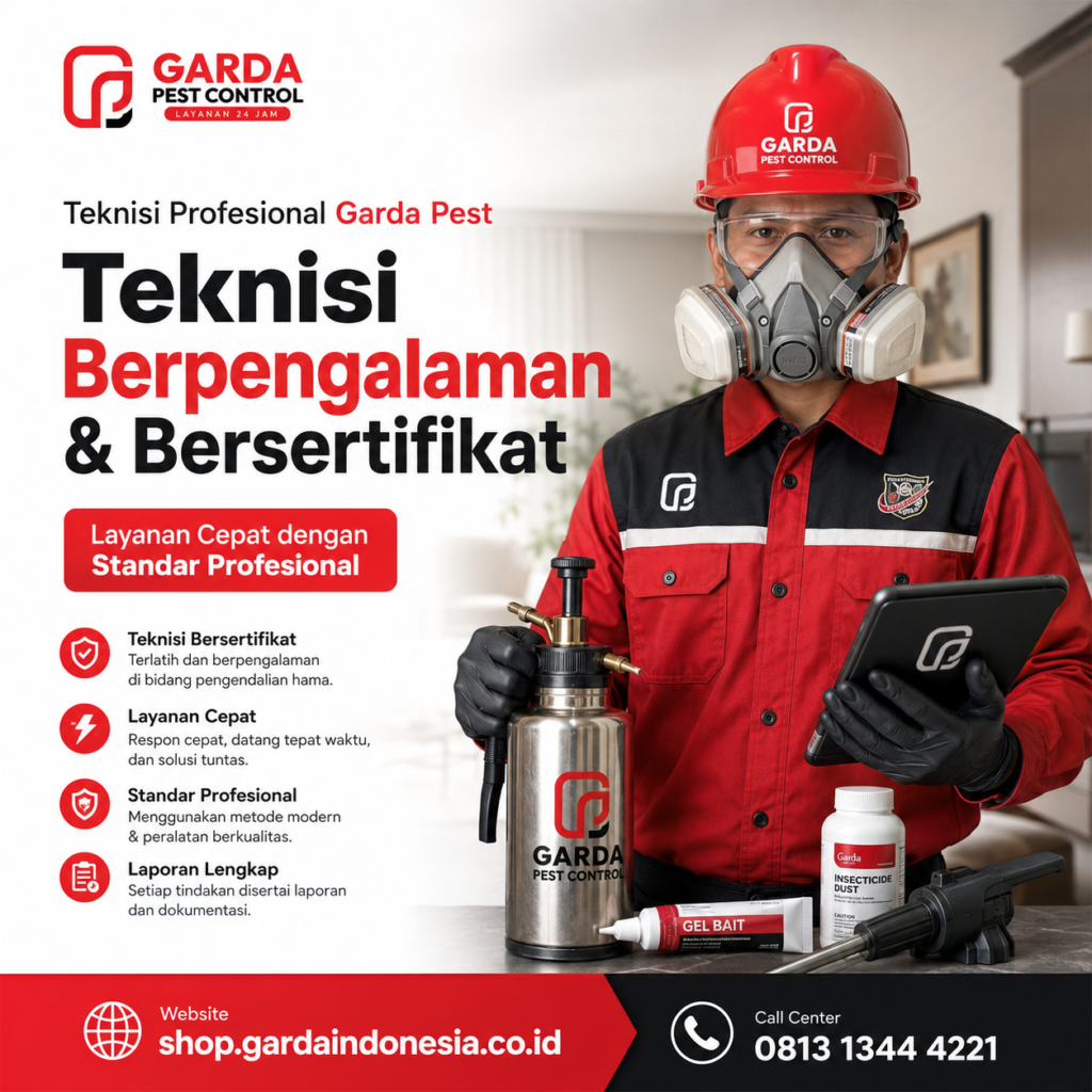 Jasa Pembasmi Kecoa Jakarta Bergaransi untuk Rumah dan Kantor