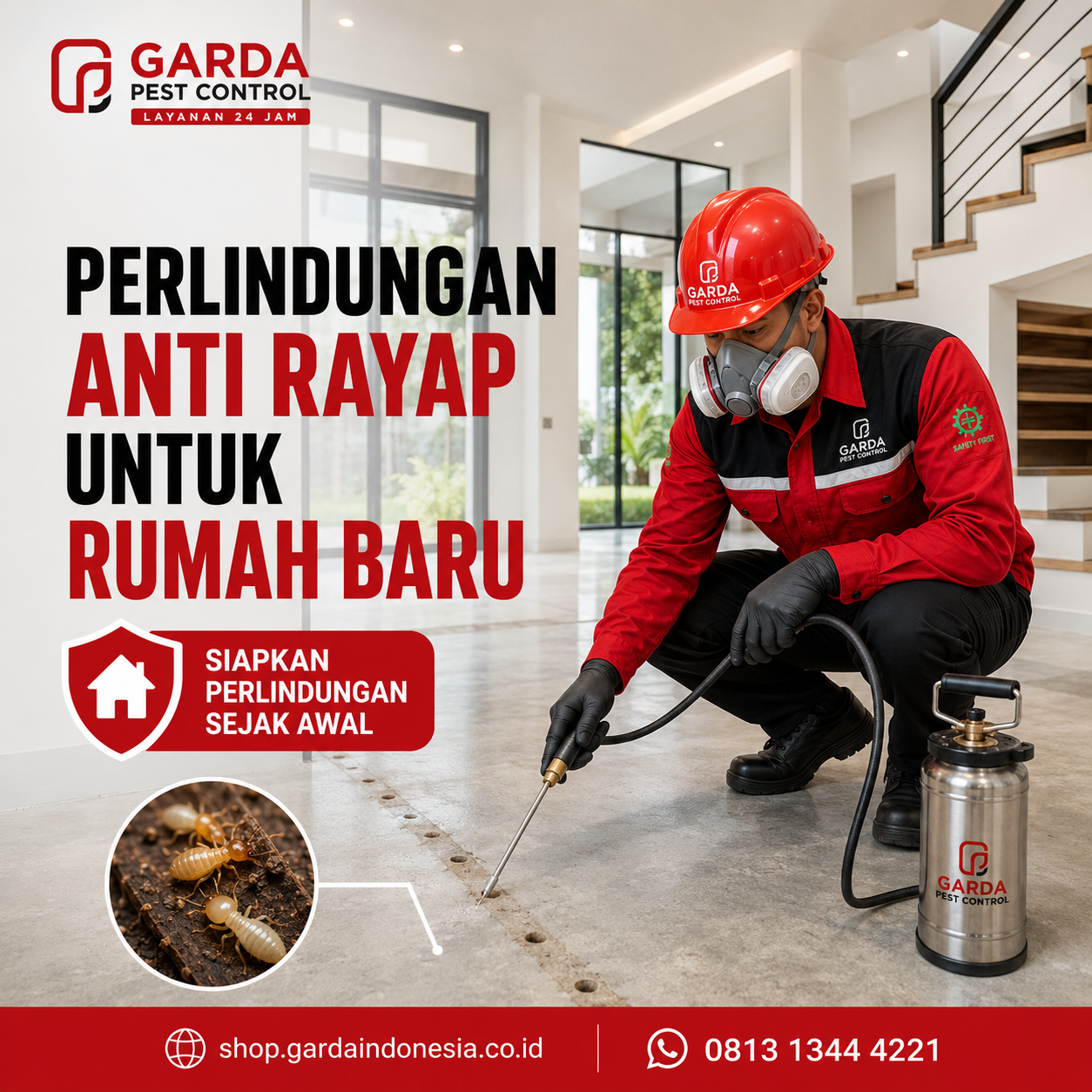 Jasa Anti Rayap per Meter Jakarta dan Perhitungan Anggarannya