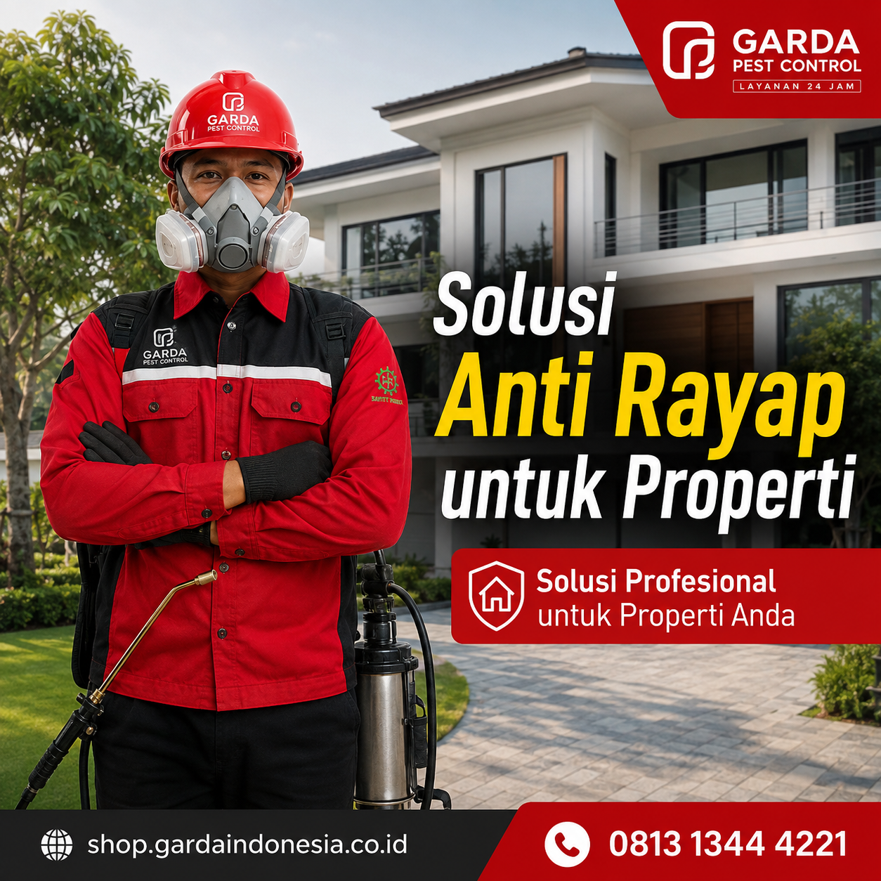 Jasa Anti Rayap Gedung dan Apartemen Jakarta – Garda Pest Control Indonesia