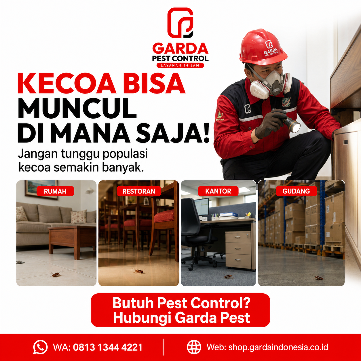 Jasa Pembasmi Kecoa Ampuh di Jakarta dengan Penanganan Profesional - Gambar 5