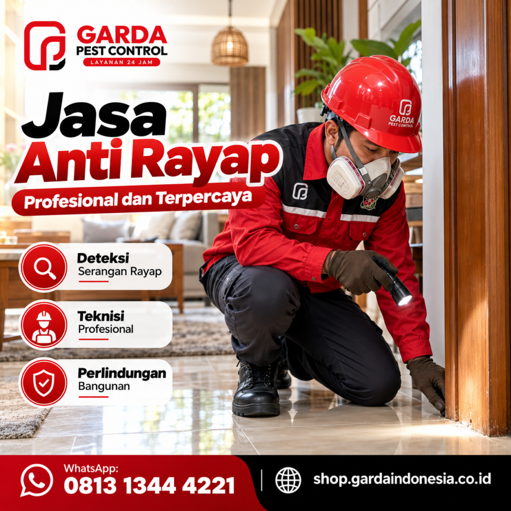 Jasa Anti Rayap untuk Rumah, Gudang, dan Tempat Usaha Jakarta Utara