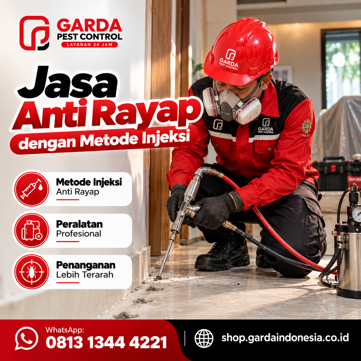 Jasa Anti Rayap untuk Rumah, Gudang, dan Tempat Usaha Jakarta Utara