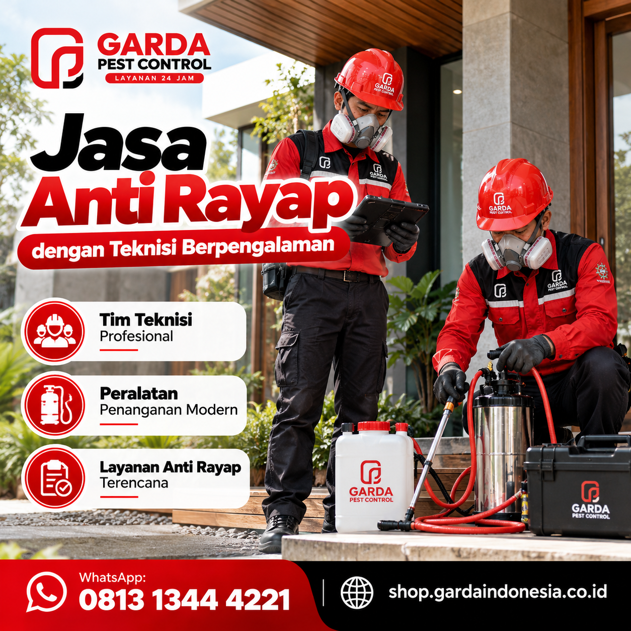 Jasa Anti Rayap untuk Rumah, Gudang, dan Tempat Usaha Jakarta Utara