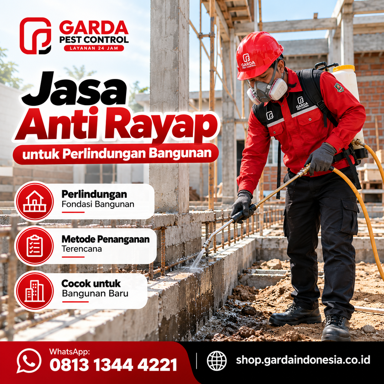 Jasa Anti Rayap untuk Rumah, Gudang, dan Tempat Usaha Jakarta Utara